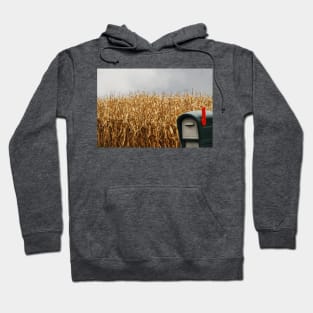 Rural Mailbox and Cornfield Hoodie